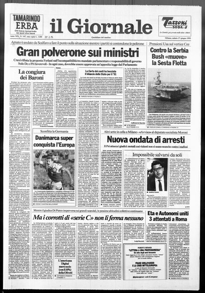 Il giornale : quotidiano del mattino